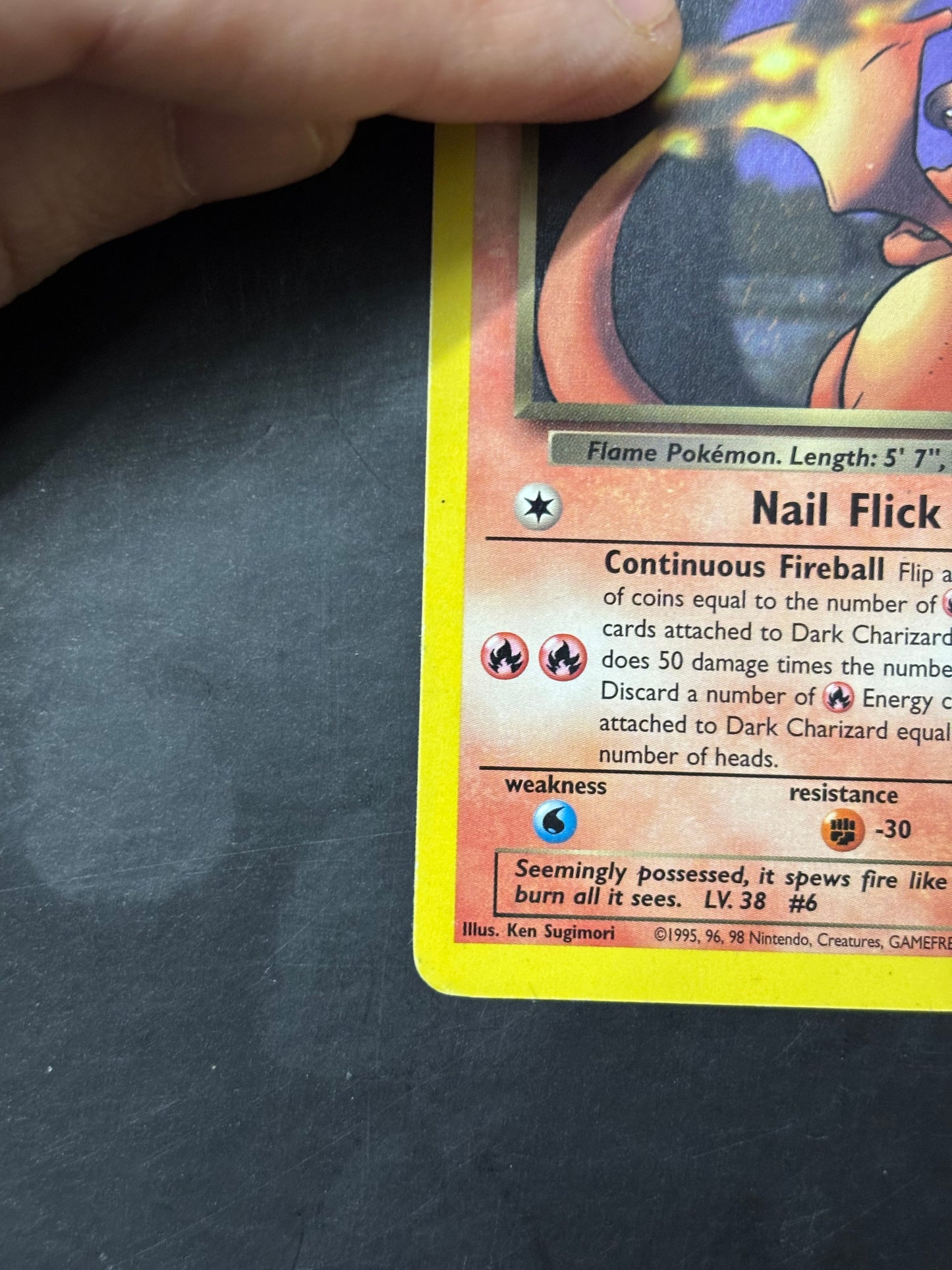 Rocket Dark Charizard Non Holo Rare 21/82 LP