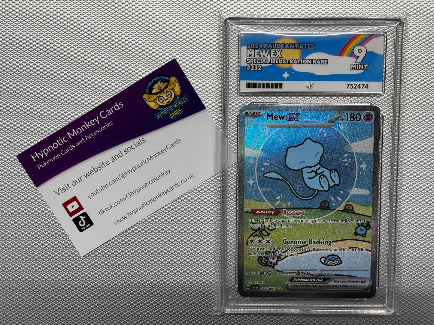 Pokemon Mew ex 232/091 Bubble Mew Ace 9