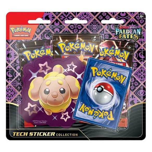 Pokemon TCG Paldean Fates Tech Sticker Collection
