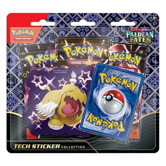 Pokemon TCG Paldean Fates Tech Sticker Collection
