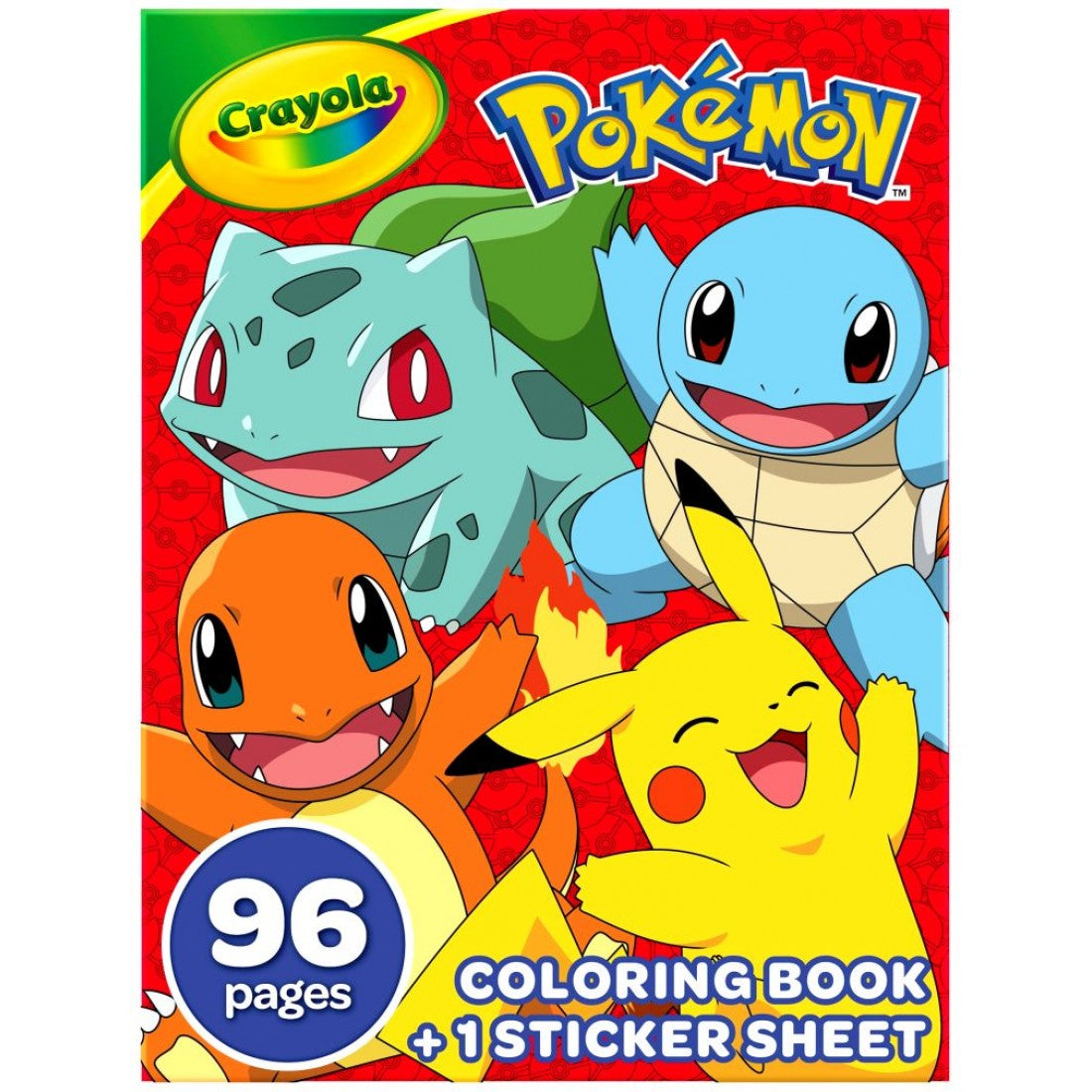 Pokemon Crayola 96 Page Regular Colouring Set