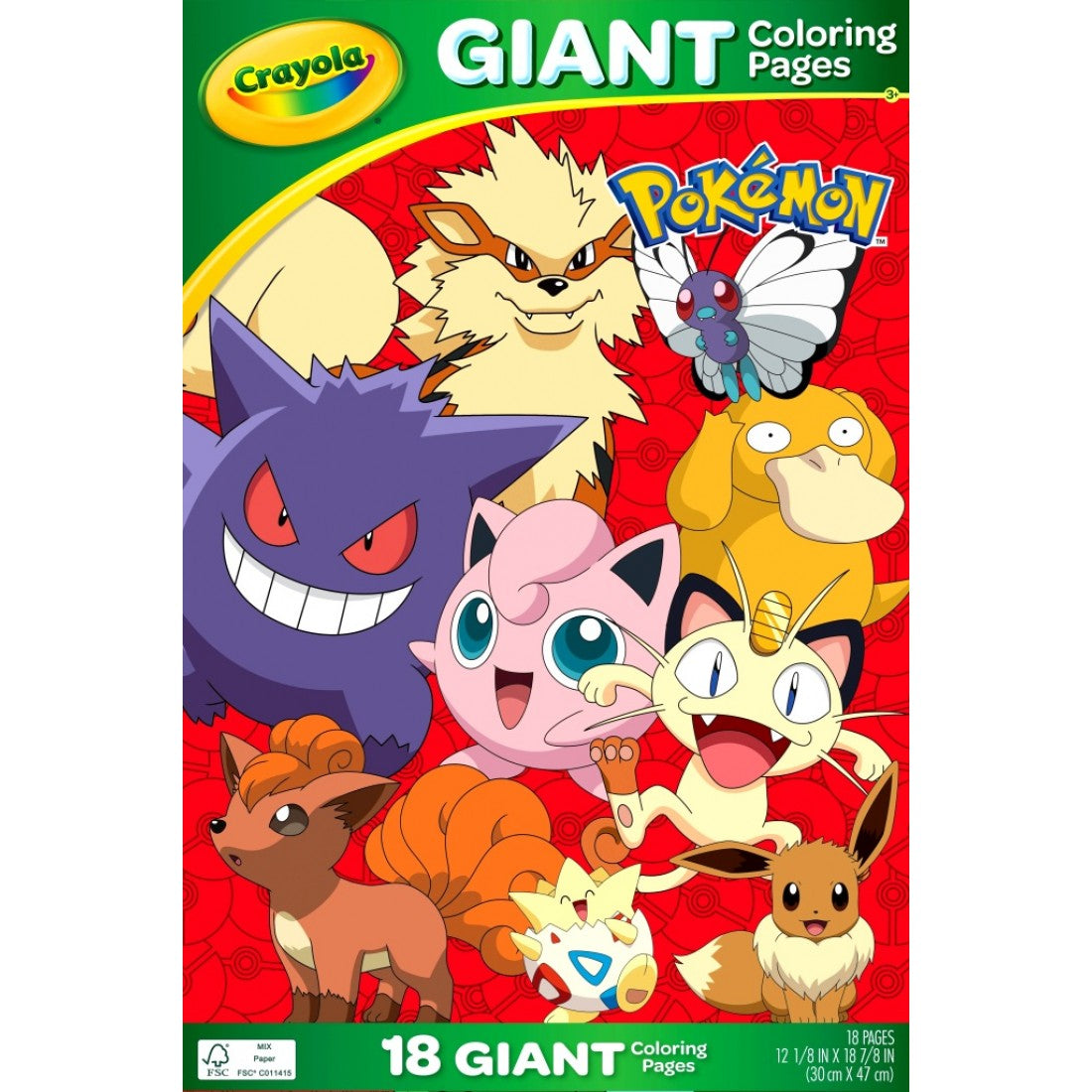 Pokemon Crayola Giant Colouring Set