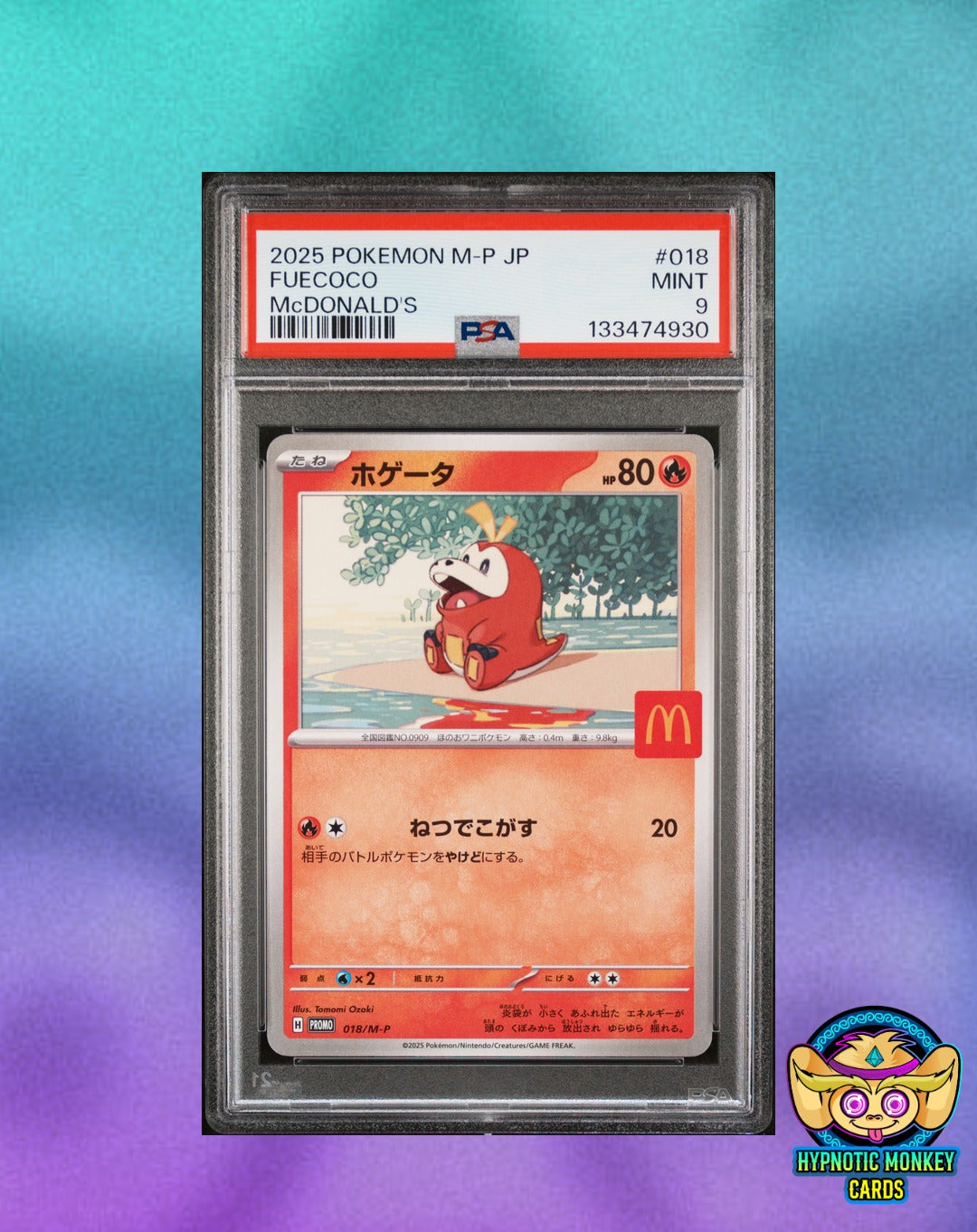 Pokemon Fuecoco 018 McDonald's Promo JP PSA 9