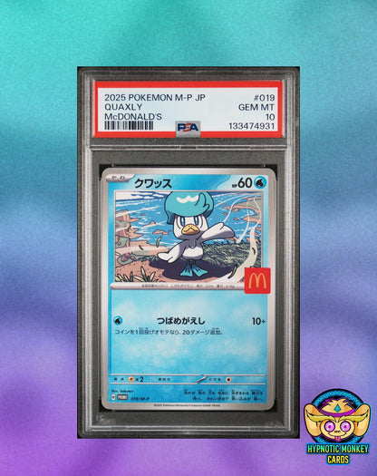 Pokemon Quaxly 019 McDonald's Promo JP PSA 10
