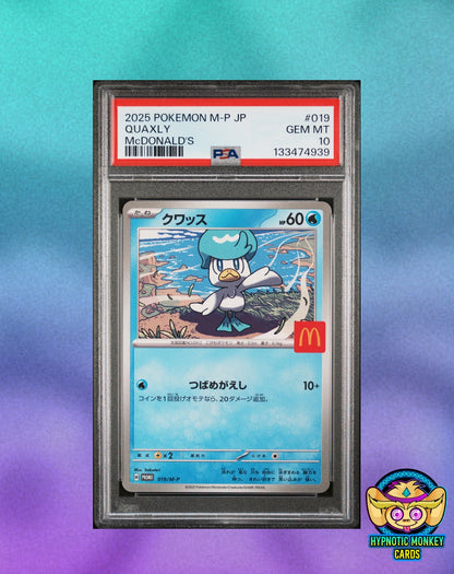 Pokemon Quaxly 019 McDonald's Promo JP PSA 10