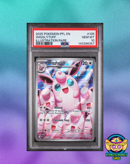 Pokemon Wigglytuff 105 Phantasmal Flames PSA 10