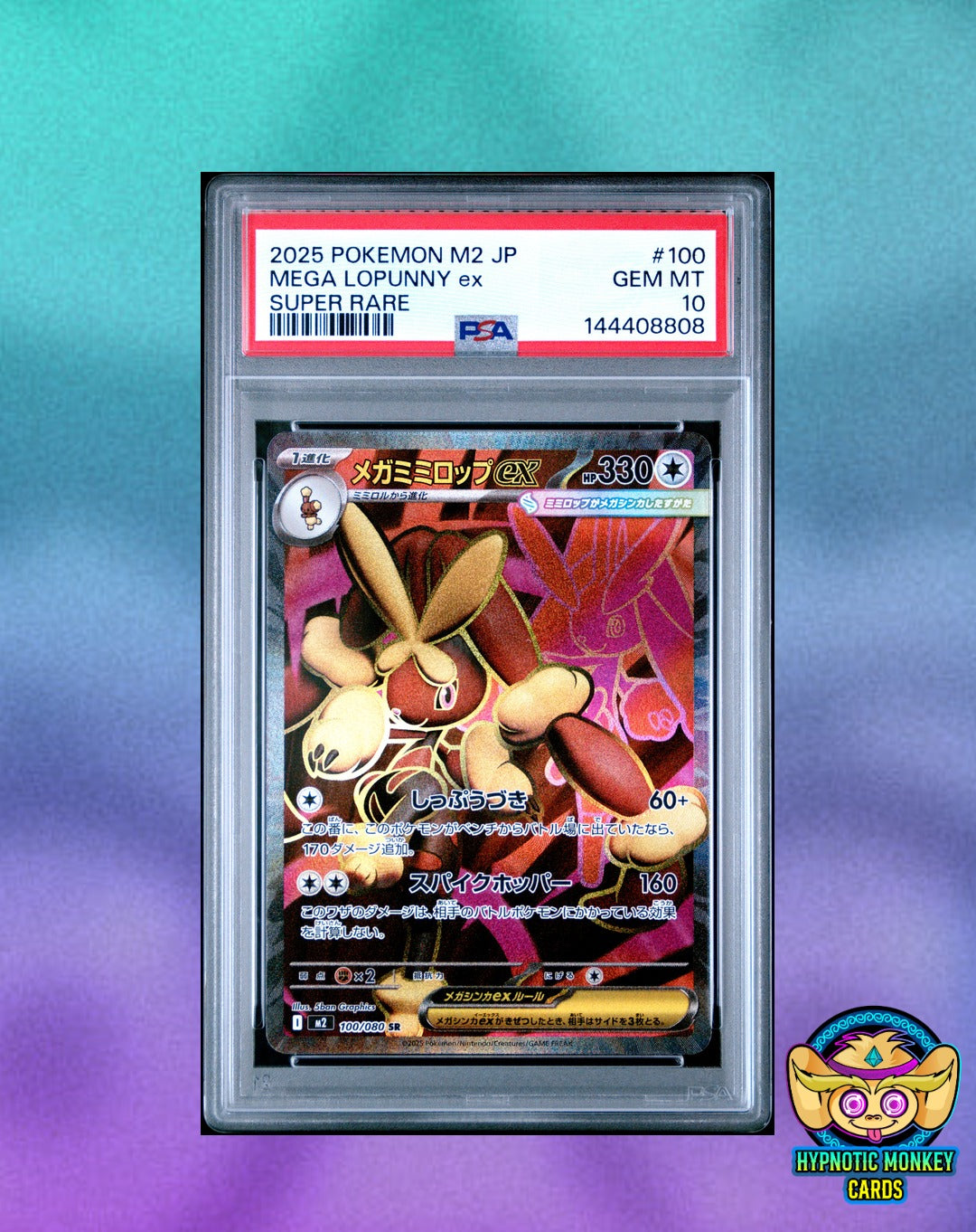 Pokemon MEGA LOPUNNY ex 100 Inferno X JP PSA 10