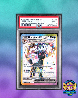 Pokemon UMBREON ex 176 SV Black Star Promo PSA 9