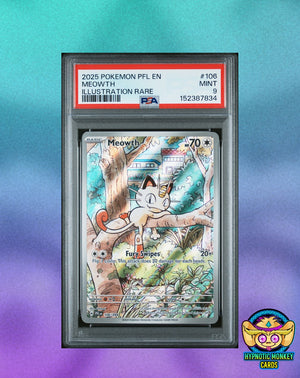Pokemon Meowth 106 Phantasmal Flames PSA 9