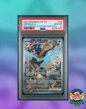 Pokemon GRENINJA ex 132 SV Black Star Promo PSA 10