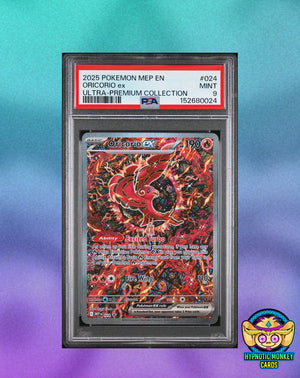 Pokemon ORICORIO ex 024 Me Black Star Promo PSA 9