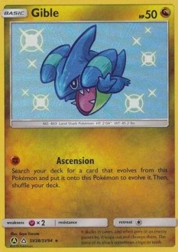Gible - Hidden Fates (Holo Rare) [HIF-SV38]