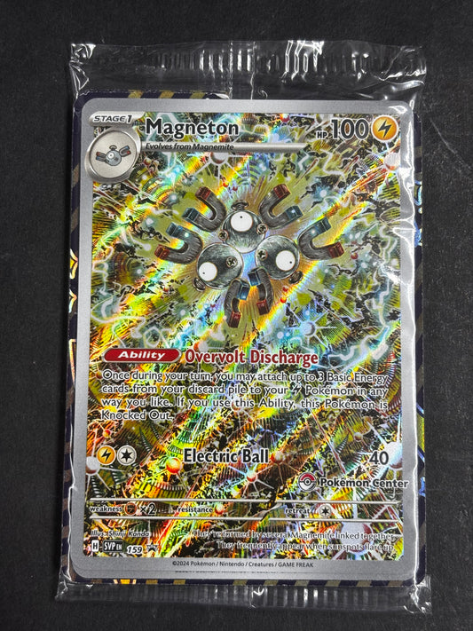 Magneton Pokemon Center Stamped Promo SEALED SVP 159