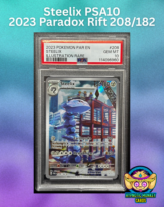 Steelix 208/182 Illustration Rare PSA 10 Paradox Rift