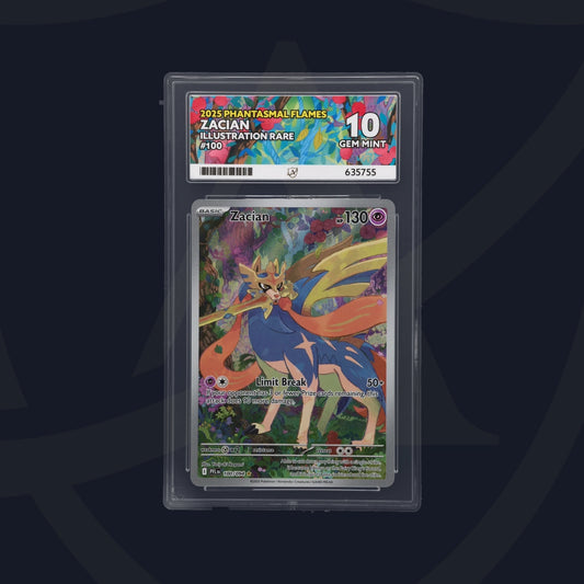 Zacian IR 100/094 Phantasmal Flames Ace 10 Subgrade 10s