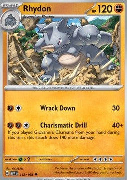 Rhydon - 151 (Uncommon) [MEW-112]