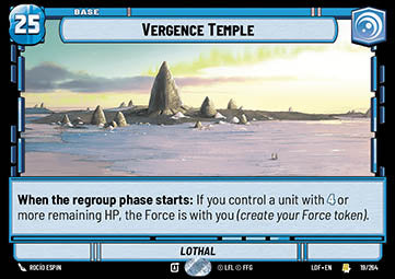 Vergence Temple (V.1) - Legends of the Force (Rare) [LOF-019]
