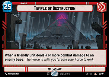 Temple of Destruction (V.1) - Legends of the Force (Rare) [LOF-025]