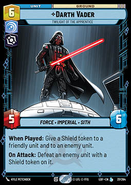 Darth Vader, Twilight of the Apprentice (V.1) - Legends of the Force (Legendary) [LOF-037]