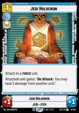 Jedi Holocron (V.1) - Legends of the Force (Rare) [LOF-051]