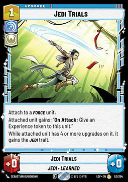 Jedi Trials (V.1) - Legends of the Force (Rare) [LOF-052]