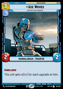 Axe Woves, Accomplished Warrior (V.1) - Legends of the Force (Rare) [LOF-062]