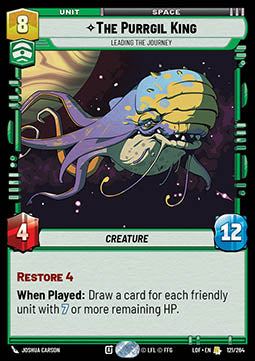 The Purrgil King, Leading The Journey (V.1) - Legends of the Force (Rare) [LOF-121]