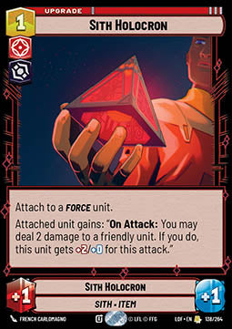 Sith Holocron (V.1) - Legends of the Force (Rare) [LOF-138]