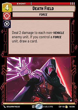 Death Field (V.1) - Legends of the Force (Rare) [LOF-141]