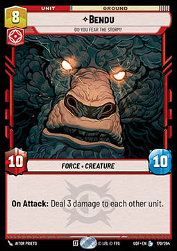 Bendu, Do You Fear the Storm? (V.1) - Legends of the Force (Legendary) [LOF-170]