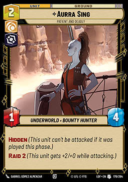 Aurra Sing, Patient and Deadly (V.1) - Legends of the Force (Uncommon) [LOF-179]