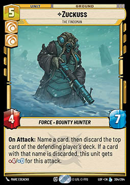 Zuckuss, The Findsman (V.1) - Legends of the Force (Legendary) [LOF-204]