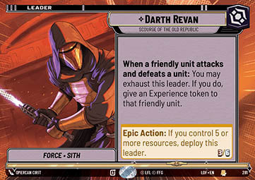 Darth Revan, Scourge of the Old Republic (V.1) - Legends of the Force: Extras (Rare) [XLOF-281]