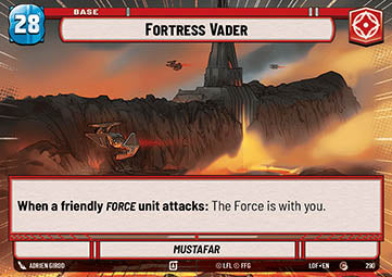 Fortress Vader // Experience Token - Legends of the Force: Extras (Common) [XLOF-290]