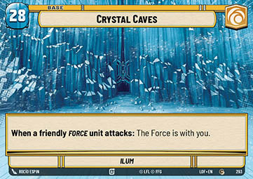 Crystal Caves // Shield Token - Legends of the Force: Extras (Common) [XLOF-293]