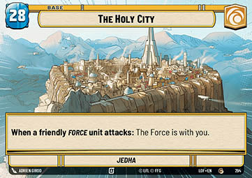 The Holy City // Shield Token - Legends of the Force: Extras (Common) [XLOF-294]