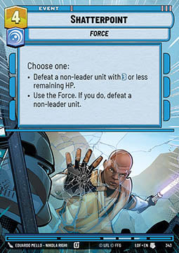 Shatterpoint - Legends of the Force: Extras (Uncommon) [XLOF-343]