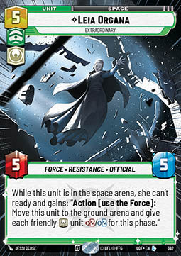 Leia Organa, Extraordinary (V.1) - Legends of the Force: Extras (Legendary) [XLOF-362]