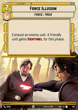 Force Illusion (V.1) - Legends of the Force: Extras (Uncommon) [XLOF-487]