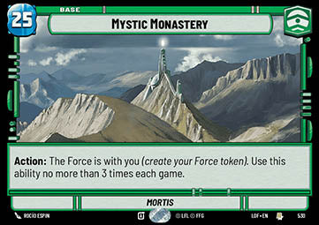Mystic Monastery (V.2) - Legends of the Force (Rare) [LOF-530]