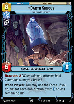 Darth Sidious, The Phantom Menace (V.2) - Legends of the Force (Special) [LOF-541]