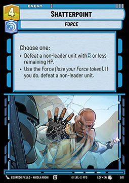 Shatterpoint (V.2) - Legends of the Force (Uncommon) [LOF-581]