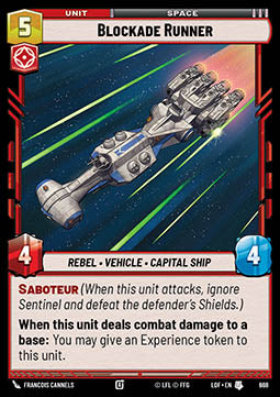 Blockade Runner (V.2) - Legends of the Force (Uncommon) [LOF-668]