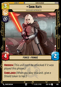Shin Hati, Overeager Apprentice (V.2) - Legends of the Force (Uncommon) [LOF-685]