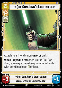 Qui-Gon Jinn's Lightsaber (V.2) - Legends of the Force (Special) [LOF-703]