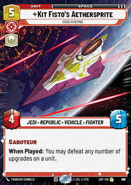 Kit Fisto's Aethersprite, Good Hunting (V.2) - Legends of the Force: Extras (Rare) [XLOF-887]