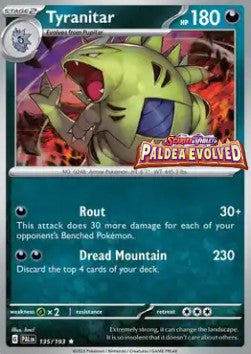 Tyranitar - Paldea Evolved (Promo) [PAL-135]