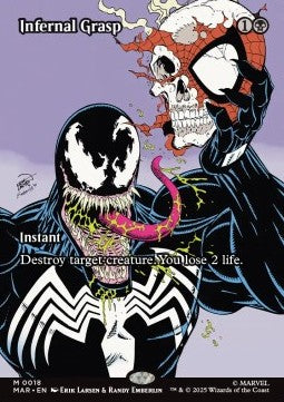 Infernal Grasp - Magic: The Gathering | Marvel's Spider-Man: Source Material Cards (Mythic) [MAR-18]