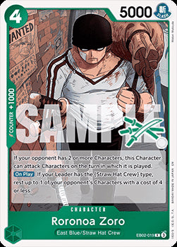 Roronoa Zoro (EB02-019) - Learn Together Deck Set 01 (Rare) [LD01-EB02-019]