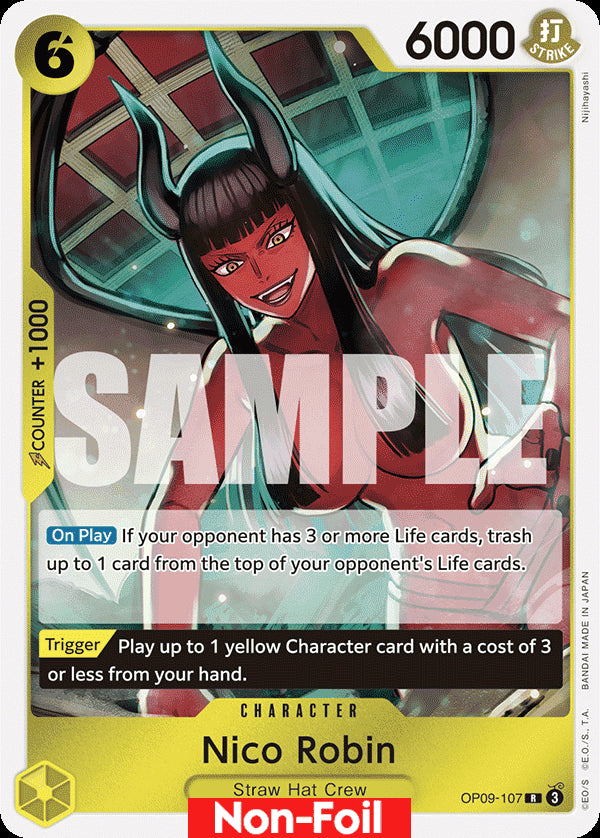 Nico Robin (OP09-107) - Learn Together Deck Set 01 (Rare) [LD01-OP09-107]